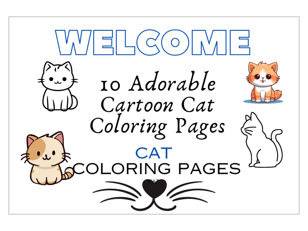 Cat Coloring Pages