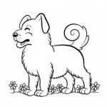 Realistic Dog Coloring Pages