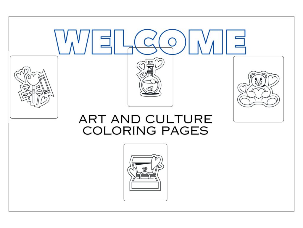 Art and Culture Coloring Pages