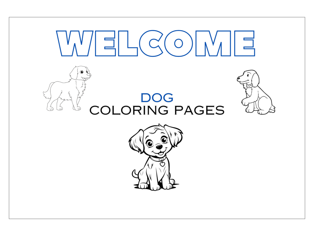 Color Adorable Dog Designs Today!