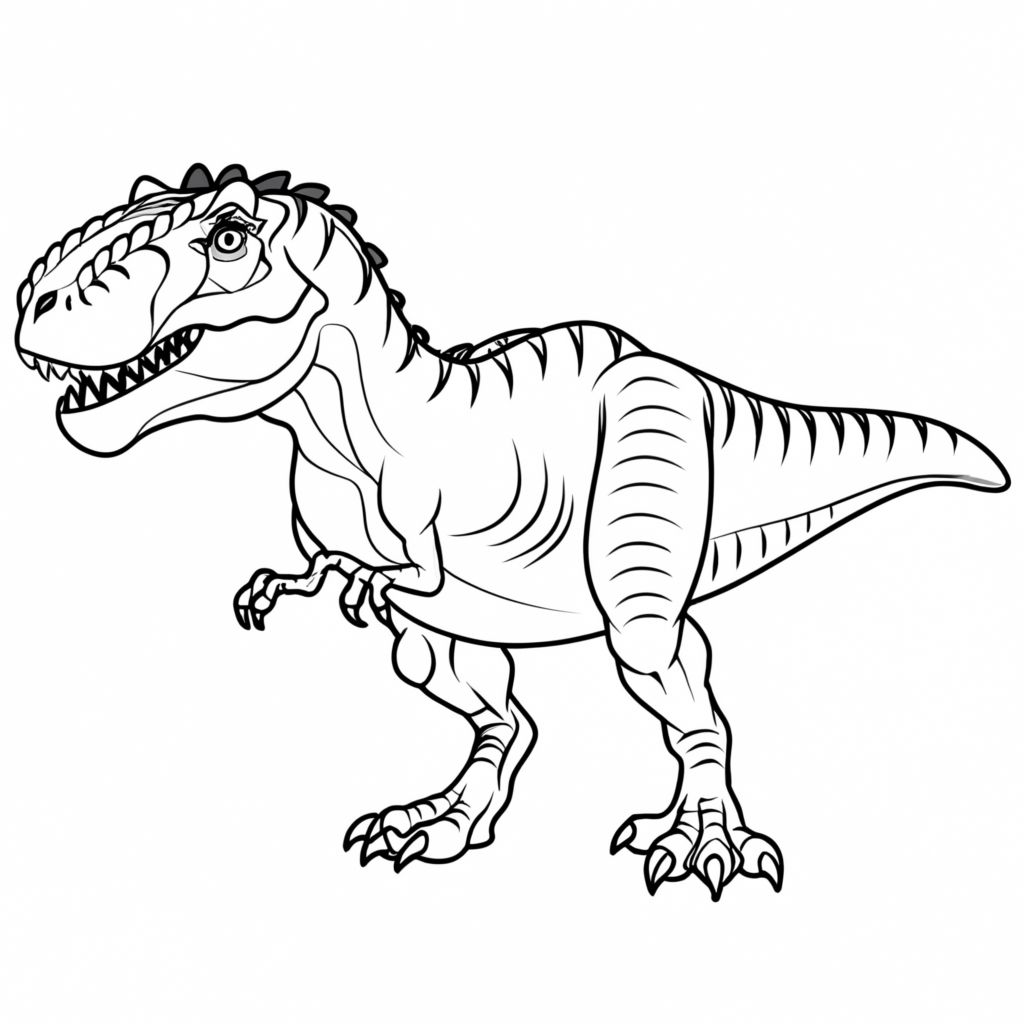 Dinosaur Coloring Pages 