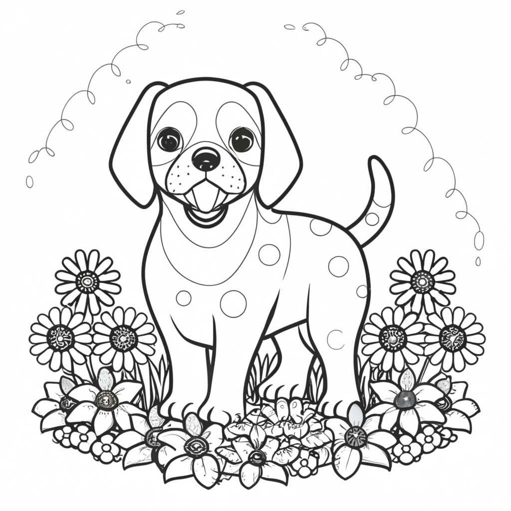 Dog coloring pages