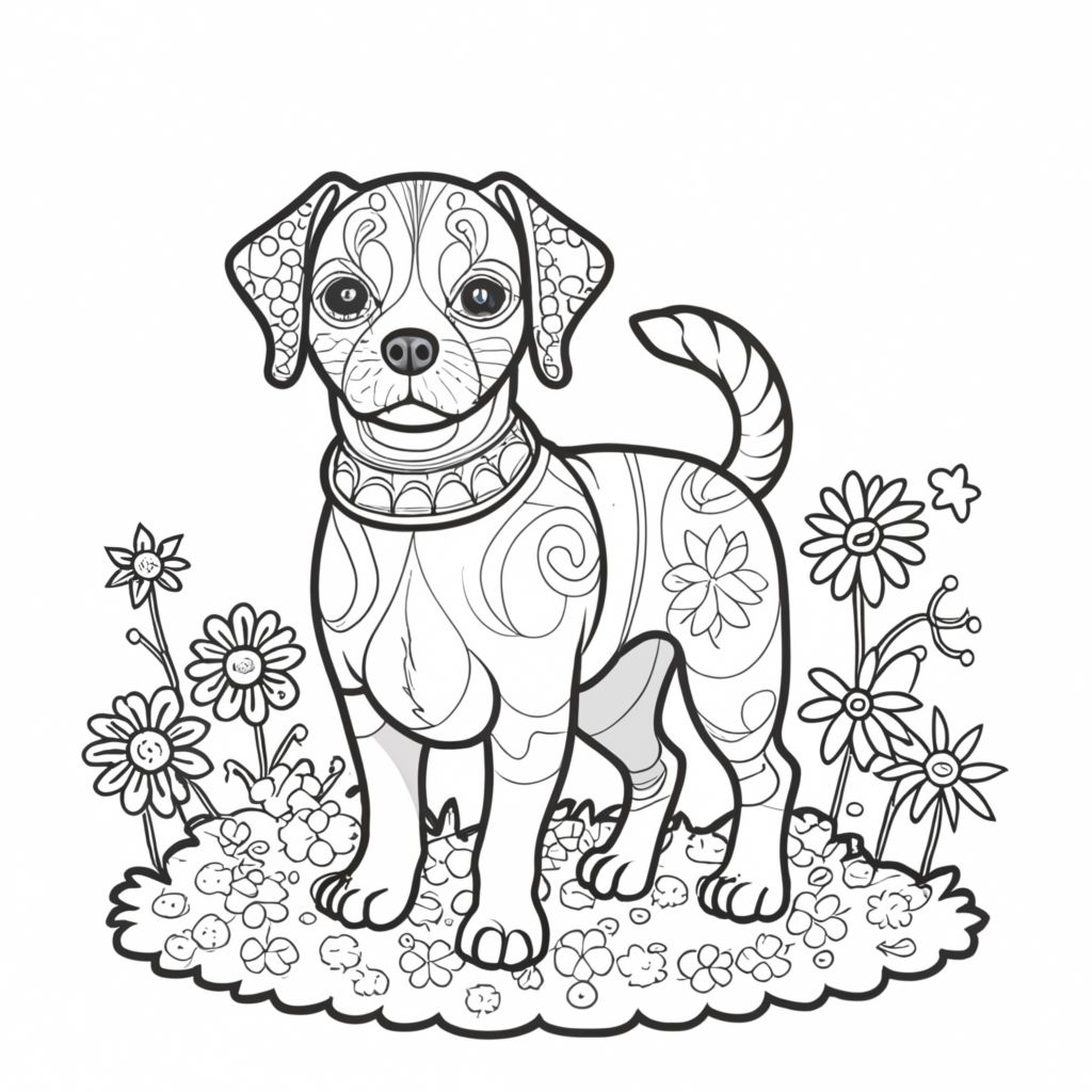 Dog coloring pages