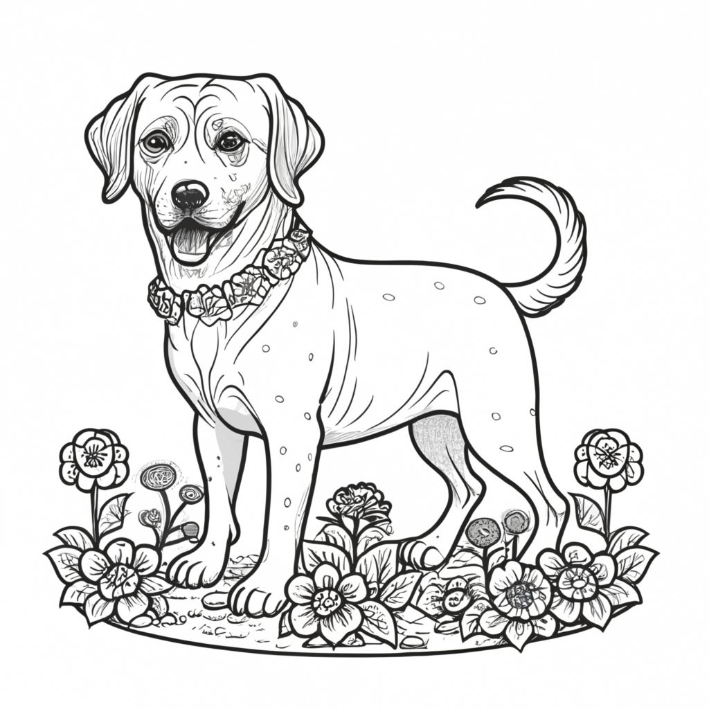 Dog coloring pages