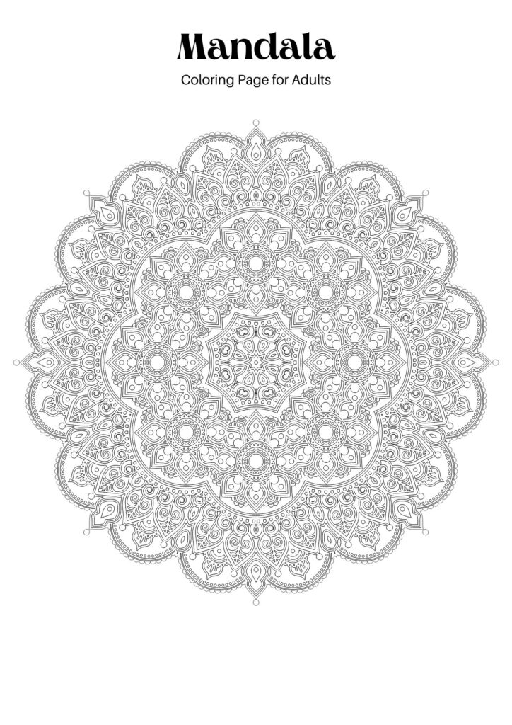 Mandala Coloring Pages