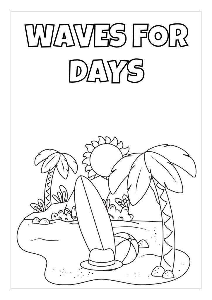 Nature with Landscapes Coloring Pages