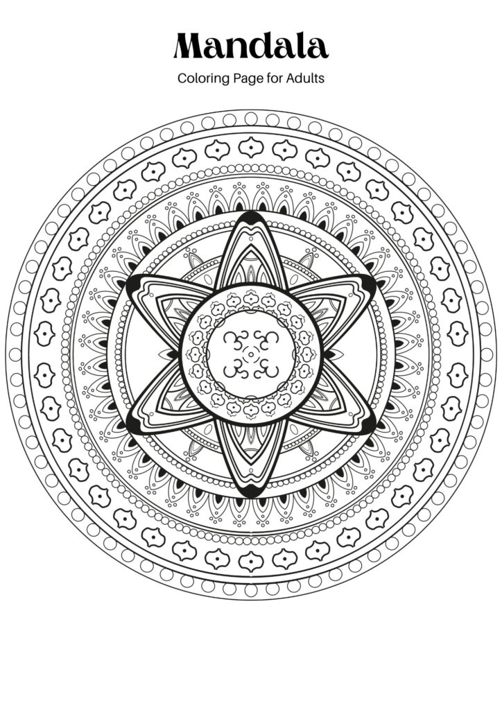 Mandala Coloring Pages