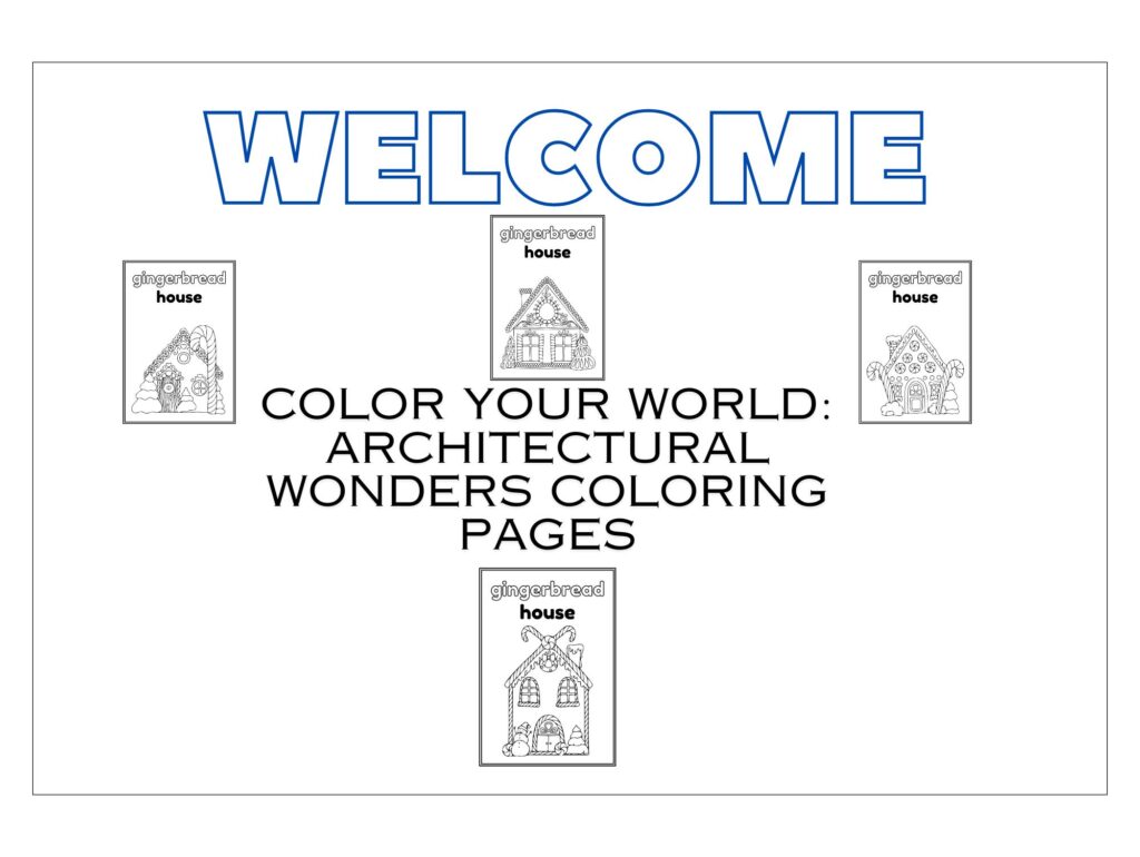 Color Your World: Architectural Wonders Coloring Pages